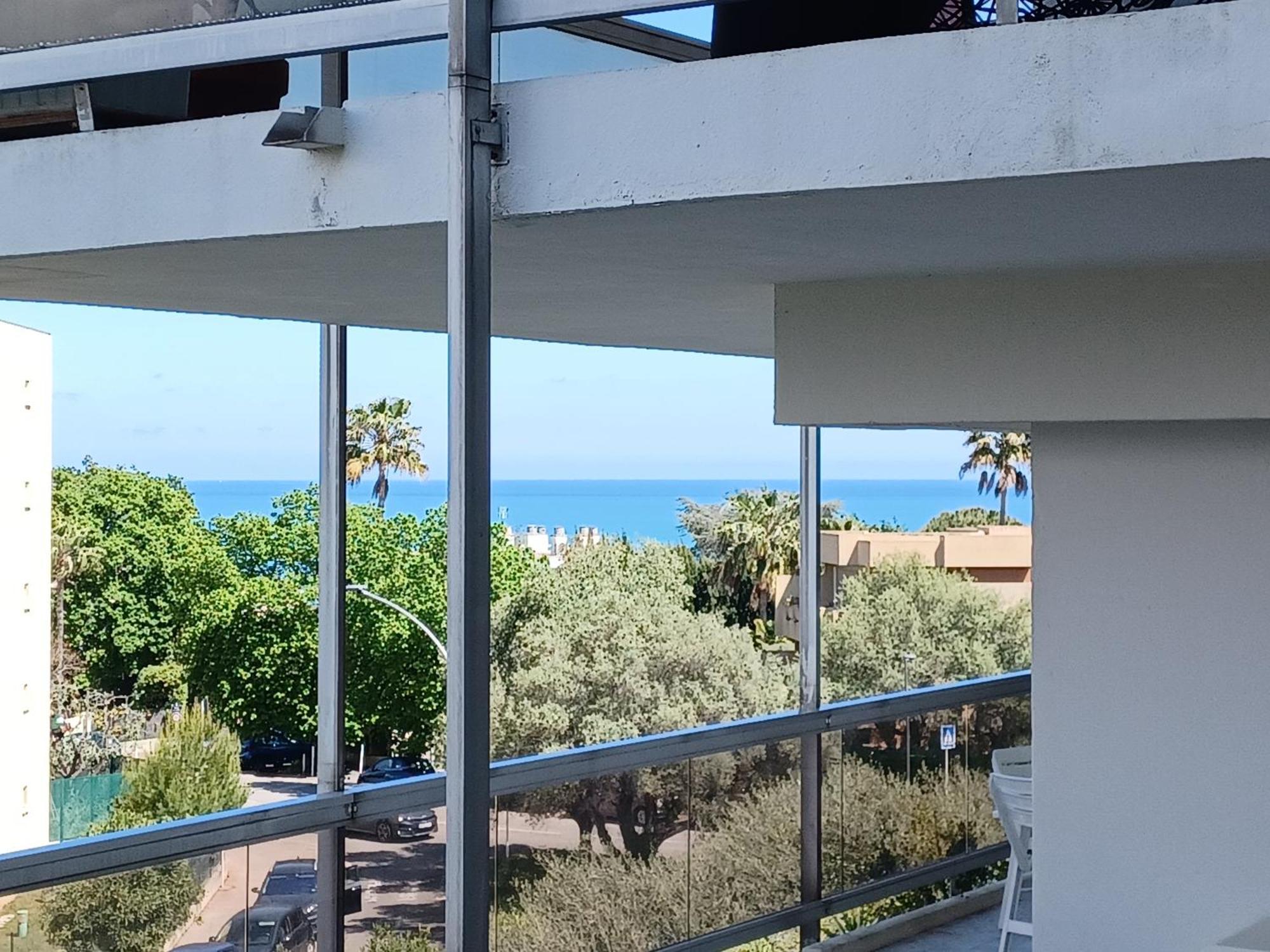 Juan Les Pins Tanit Studio Climatise Vue Sur Mer Piscine Antibes Exterior photo